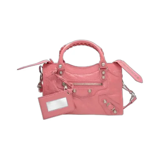 Pink Lambskin Handbag