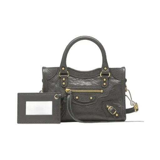 Classic City Handbag - Anthracite / Black