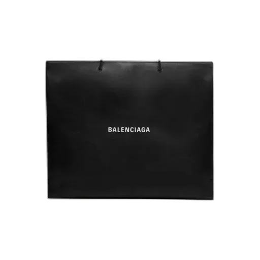 Black Vertical Large Shopping Bag