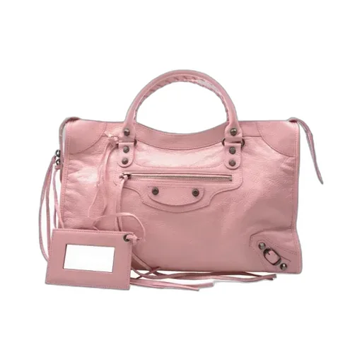 Pink Lambskin Handbag