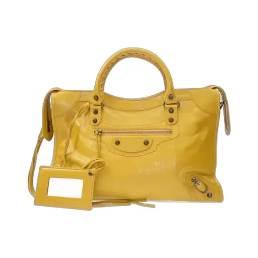 Yellow Leather Handbag