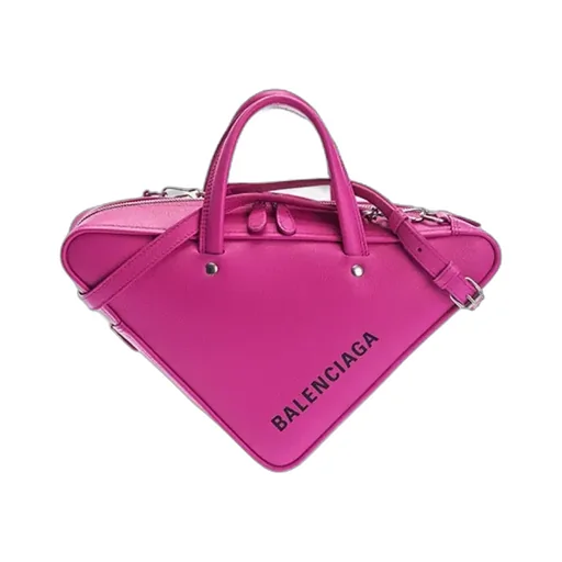 Pink Leather Handbag