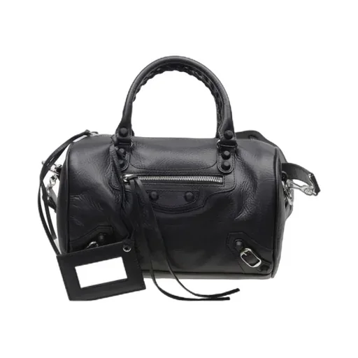 Black Leather Handbag