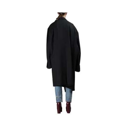 Double-Breasted Oversized Coat