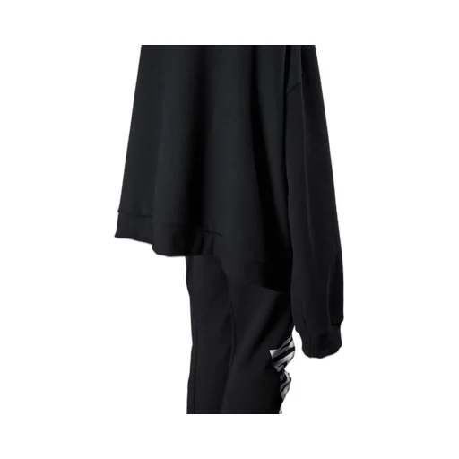 Black Reconstructed Sweatshirt