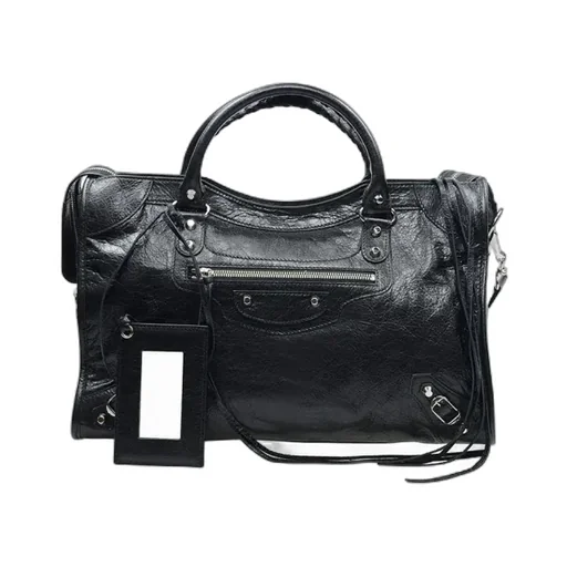 Black Leather Handbag
