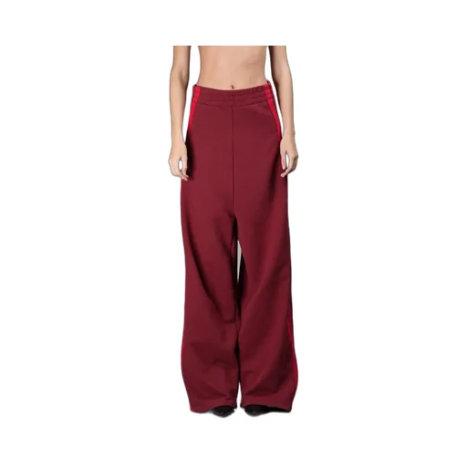 Burgundy Oversized Sweatpants