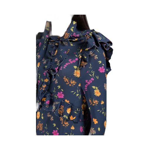 Floral Print Ruffle Dress