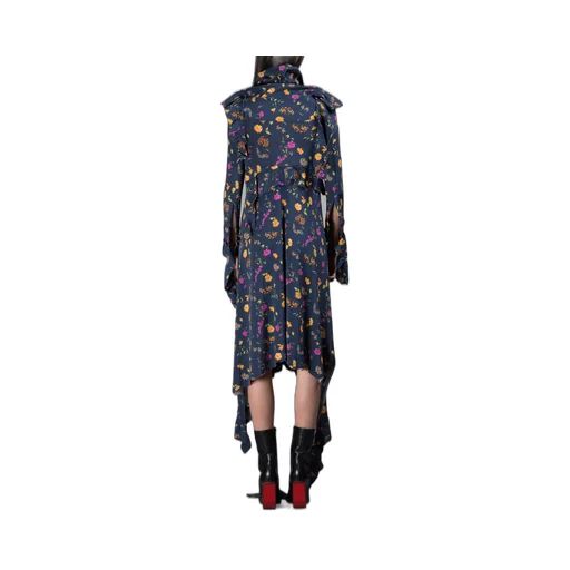Floral Print Ruffle Dress