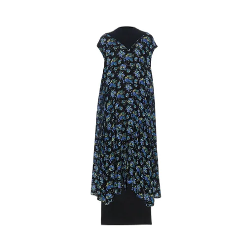 Floral Black Dress