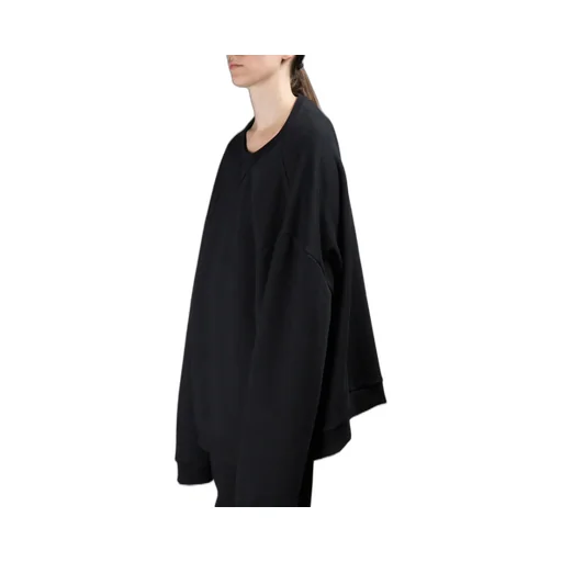 Black Reconstructed Sweatshirt
