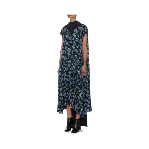 Floral Black Dress