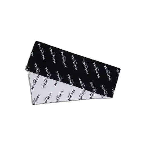 Jacquard Logo Scarf - White/Black