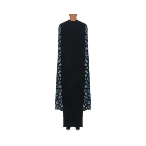 Floral Black Dress
