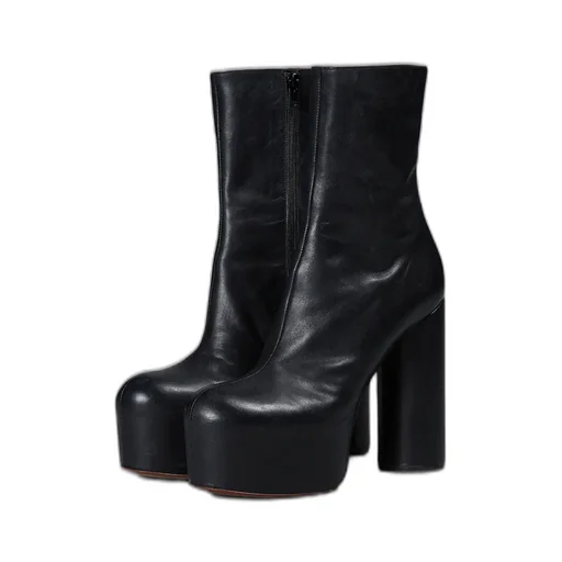 Platform Heel Boots
