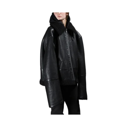 Leather Shearling Jacket