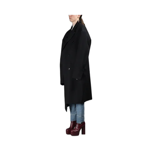 Double-Breasted Oversized Coat