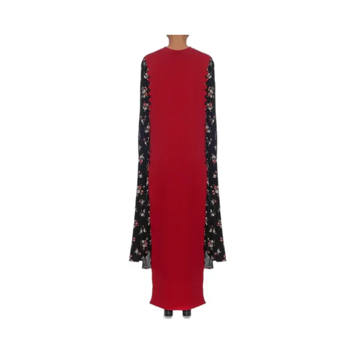 Floral Red Dress