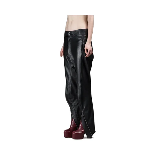 Leather Zip Pants