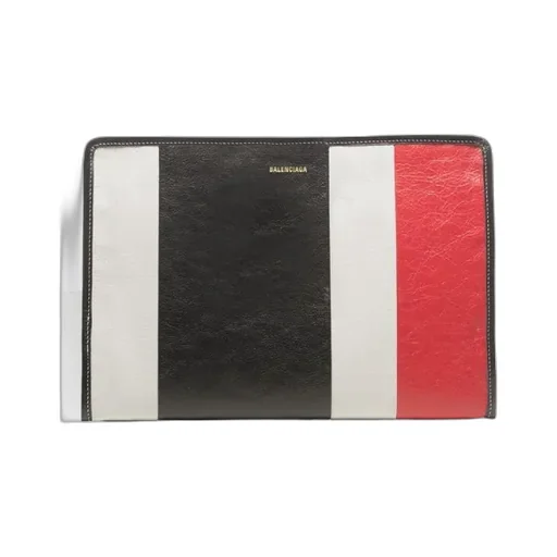 White/Black Bazar Clutch