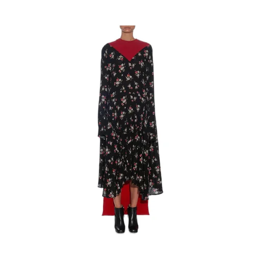 Floral Red Dress