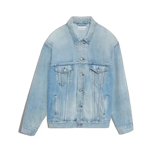 Lgbtq Flag Loose Denim Jacket