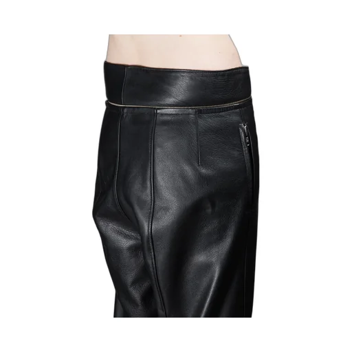 Leather Zip Pants