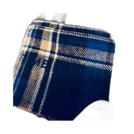 Plaid Shoulder Pads Shirt