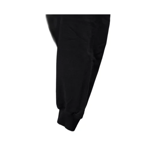 Black Embroidered Logo Hoodie