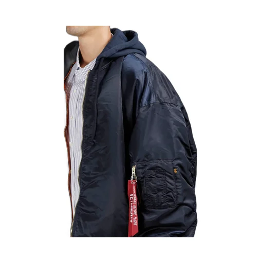 Blue Alpha Ma-1 Bomber Jacket