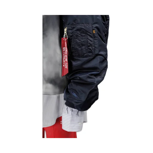 Blue Alpha Ma-1 Bomber Jacket