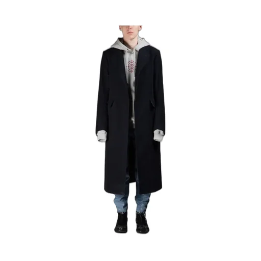 Navy Long Overcoat