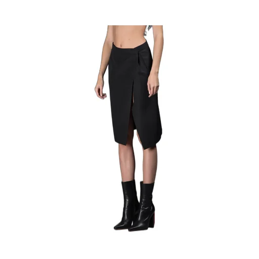 Asymmetric Wrap Skirt