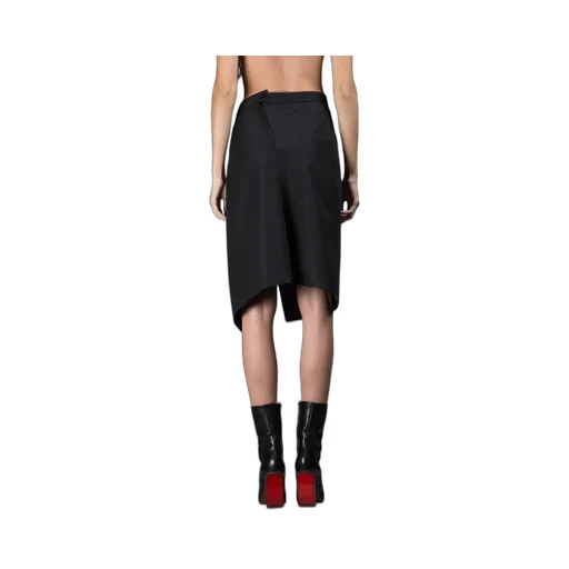 Asymmetric Wrap Skirt