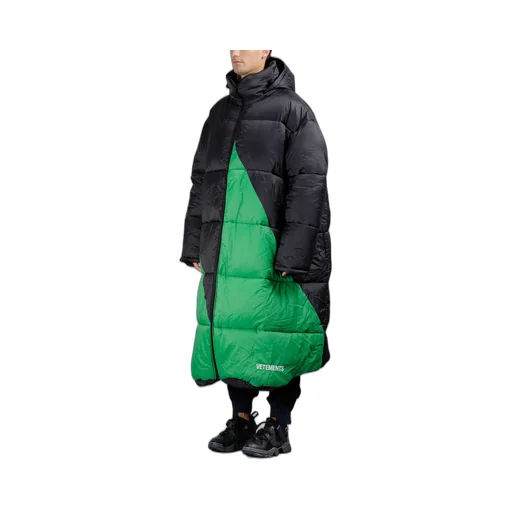 Green Black Vagabond Sleeping Bag Parka