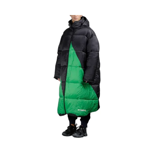 Green Black Vagabond Sleeping Bag Parka