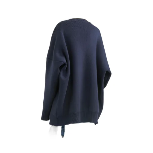 Oversized Navy Cardigan