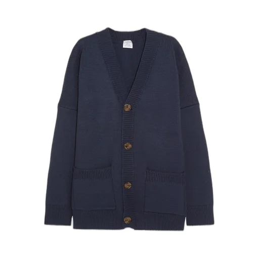 Oversized Navy Cardigan