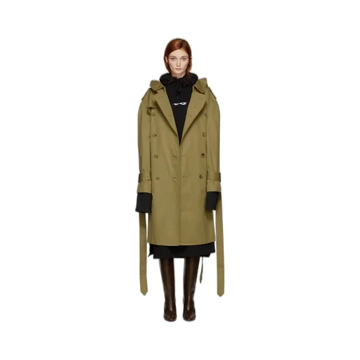 Hooded Trench Coat