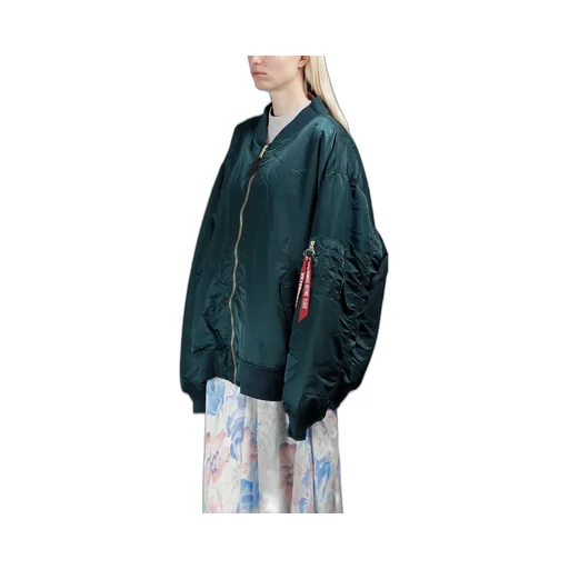 Green Alpha Bomber Jacket