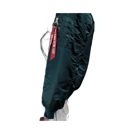 Green Alpha Bomber Jacket