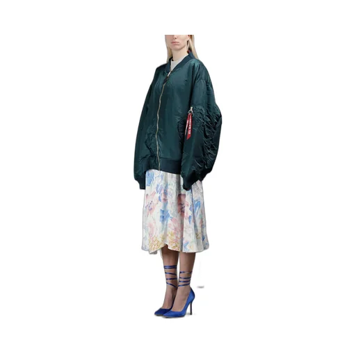 Green Alpha Bomber Jacket