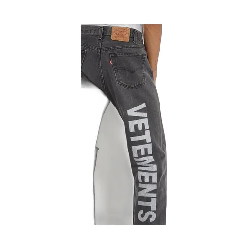 Logo Printed Jeans