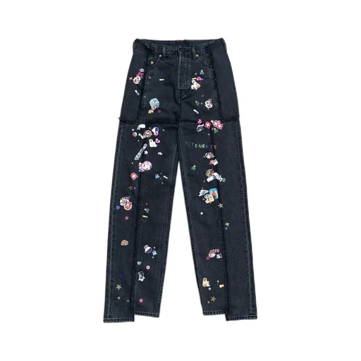 Black Sticker Levi's Jeans