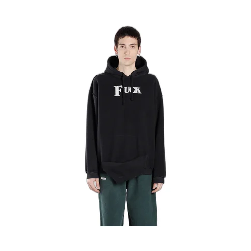 Black Inside Out Fuck Hoodie