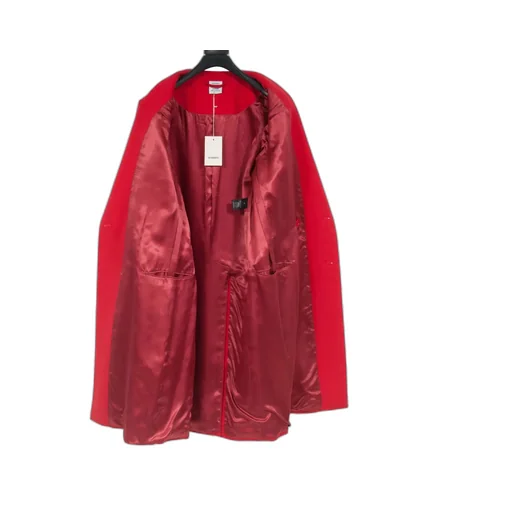 Red Double-Breasted Coat
