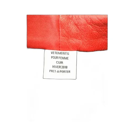Red Leather Mini Skirt
