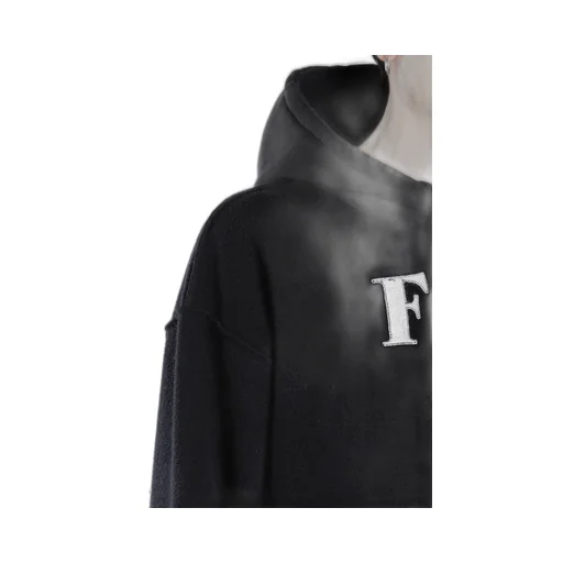Black Inside Out Fuck Hoodie