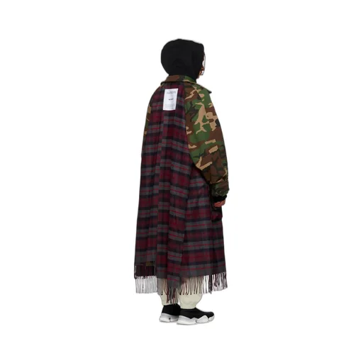 Camo Scarf Coat