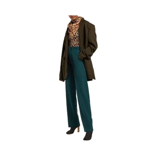 Cutout Green Trousers